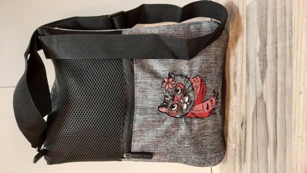 Messenger Bag - Washington bags2go SOFORTKAUF Katze mit Schal
