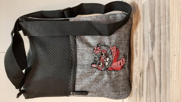 Messenger Bag - Washington bags2go SOFORTKAUF Katze mit Schal